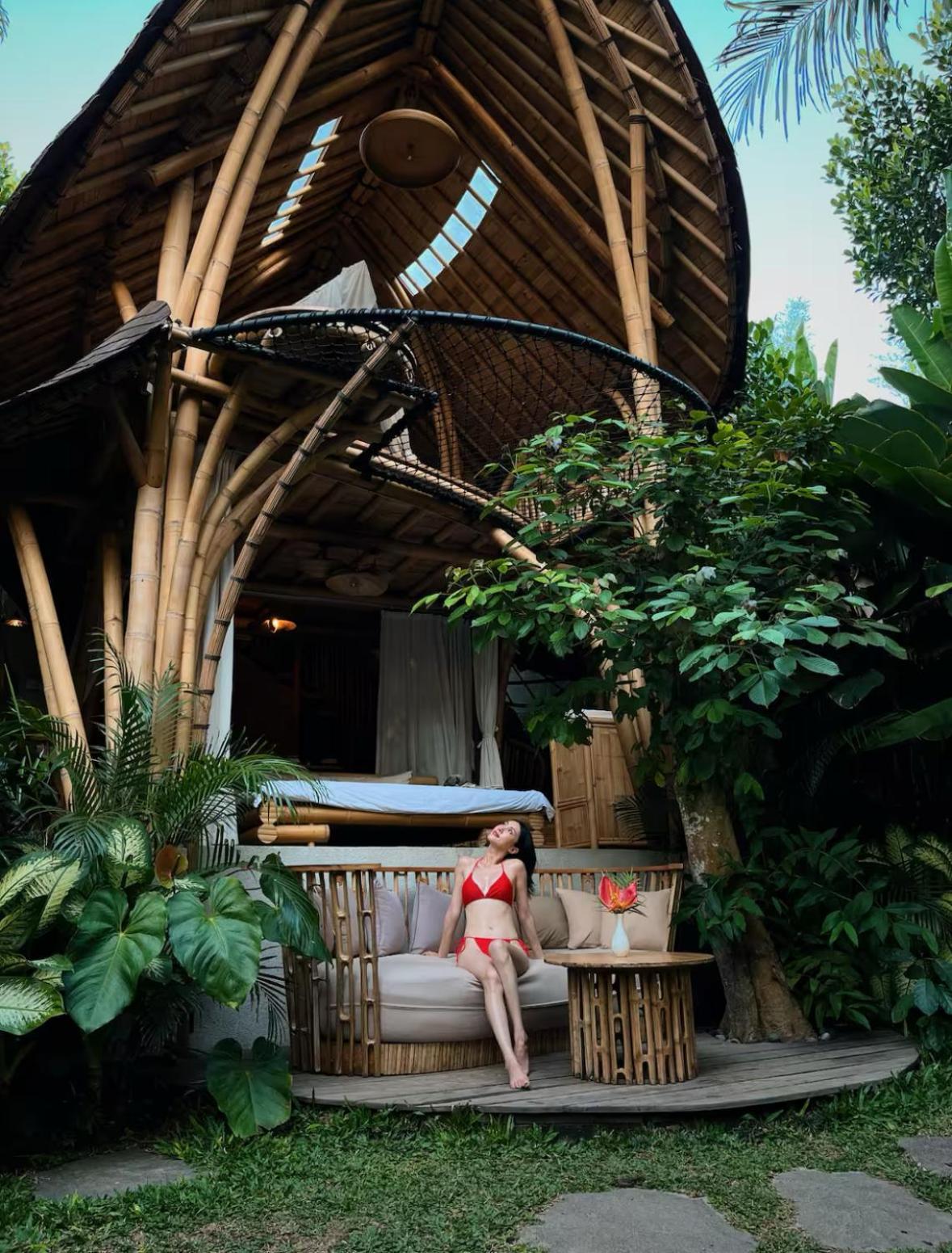 Wahem Eco Bamboo - Magical Bamboo House Ubud Bali Villa Exteriör bild