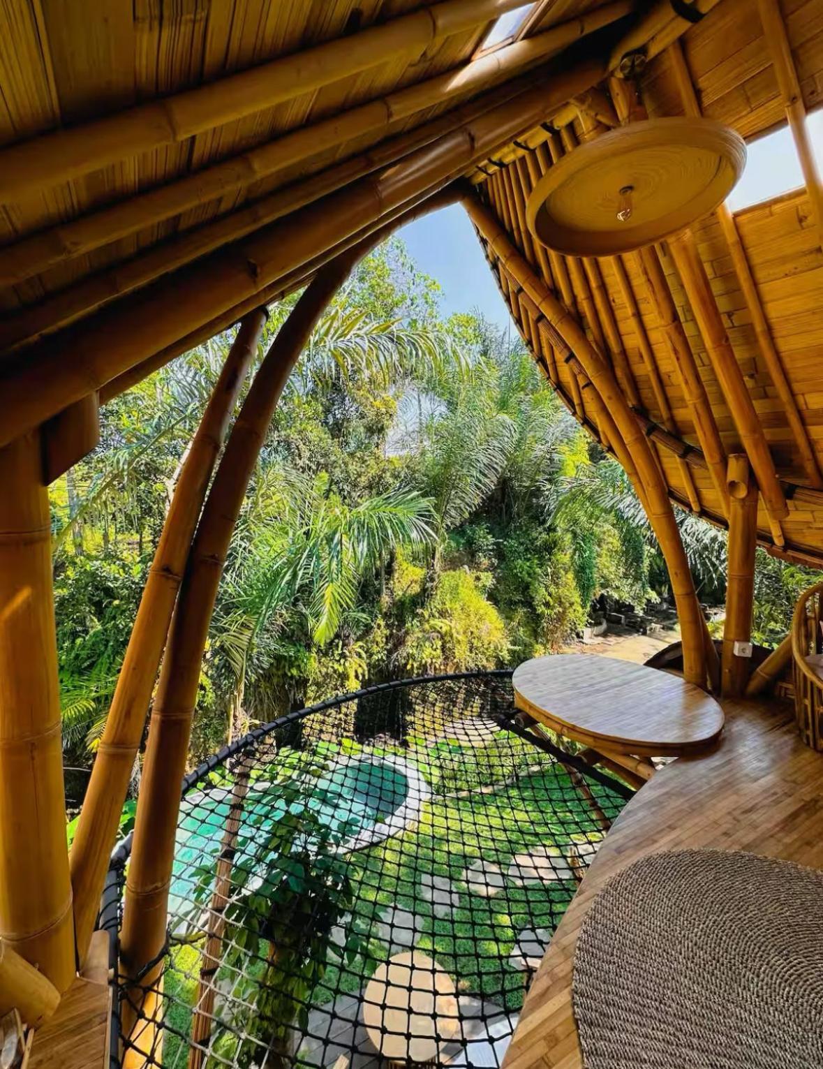 Wahem Eco Bamboo - Magical Bamboo House Ubud Bali Villa Exteriör bild