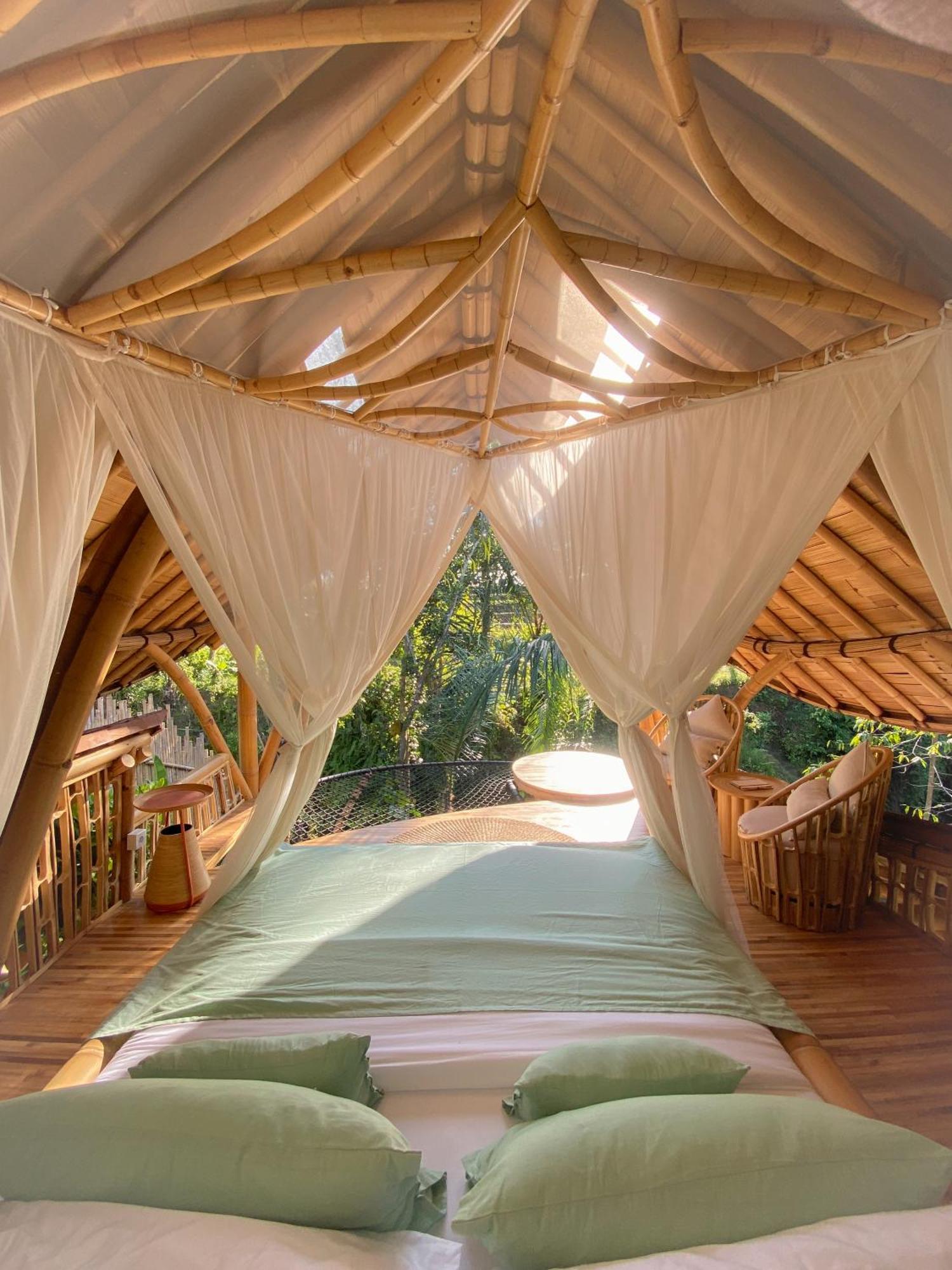 Wahem Eco Bamboo - Magical Bamboo House Ubud Bali Villa Exteriör bild