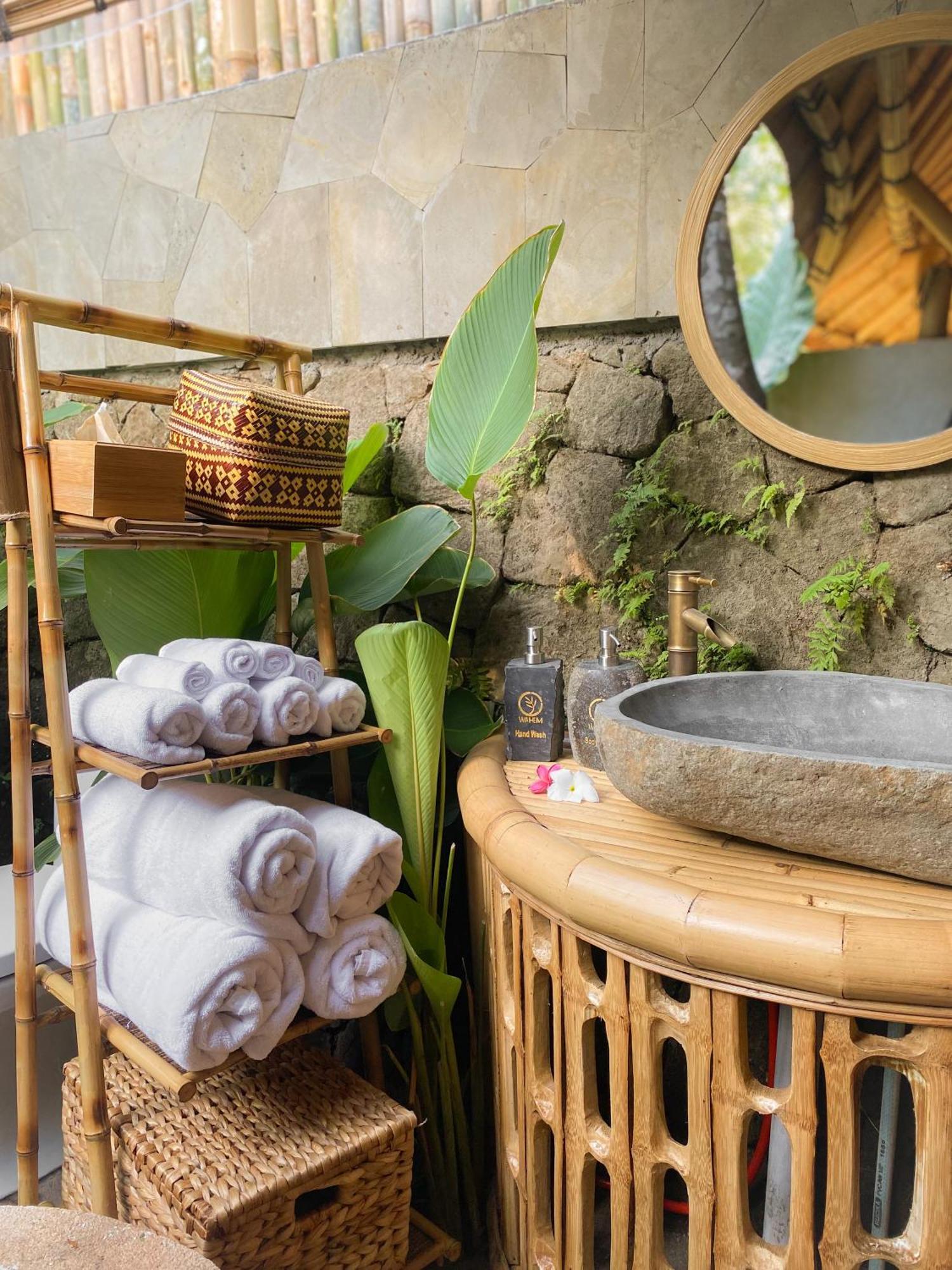 Wahem Eco Bamboo - Magical Bamboo House Ubud Bali Villa Exteriör bild