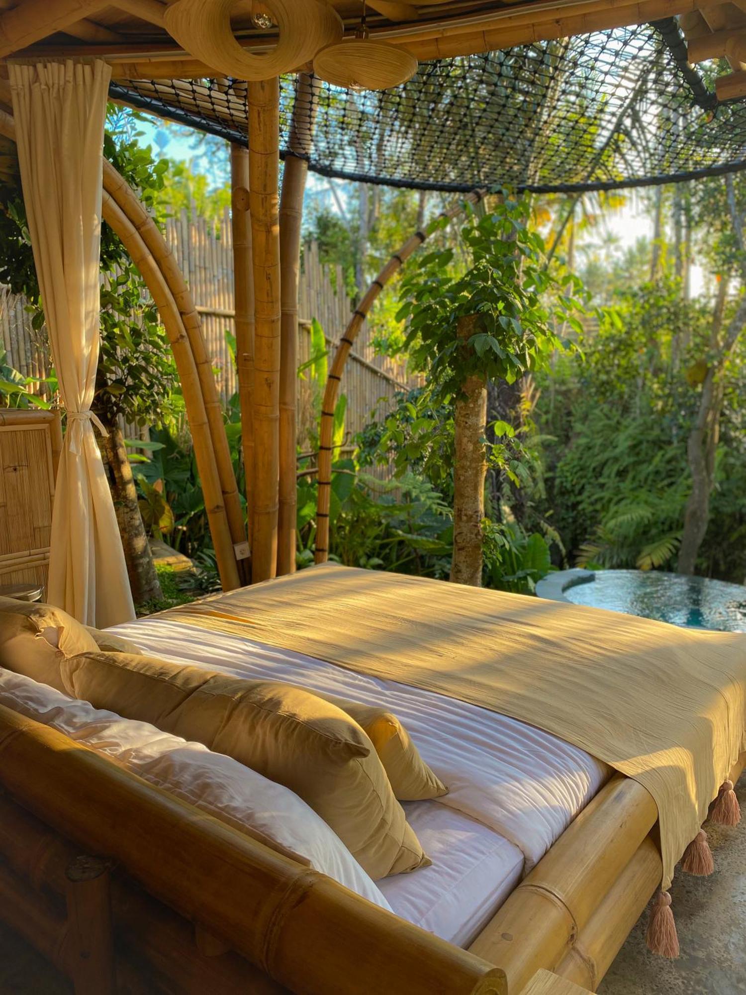 Wahem Eco Bamboo - Magical Bamboo House Ubud Bali Villa Exteriör bild