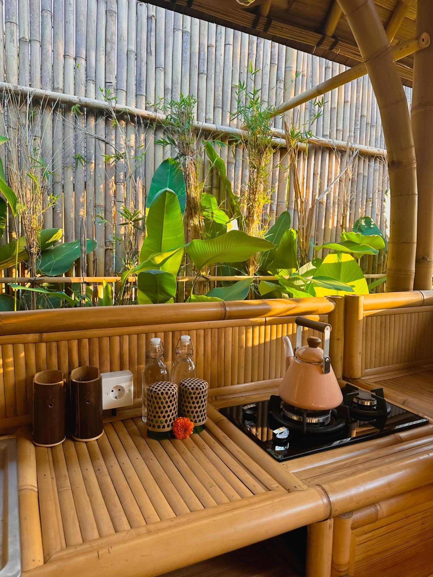 Wahem Eco Bamboo - Magical Bamboo House Ubud Bali Villa Exteriör bild