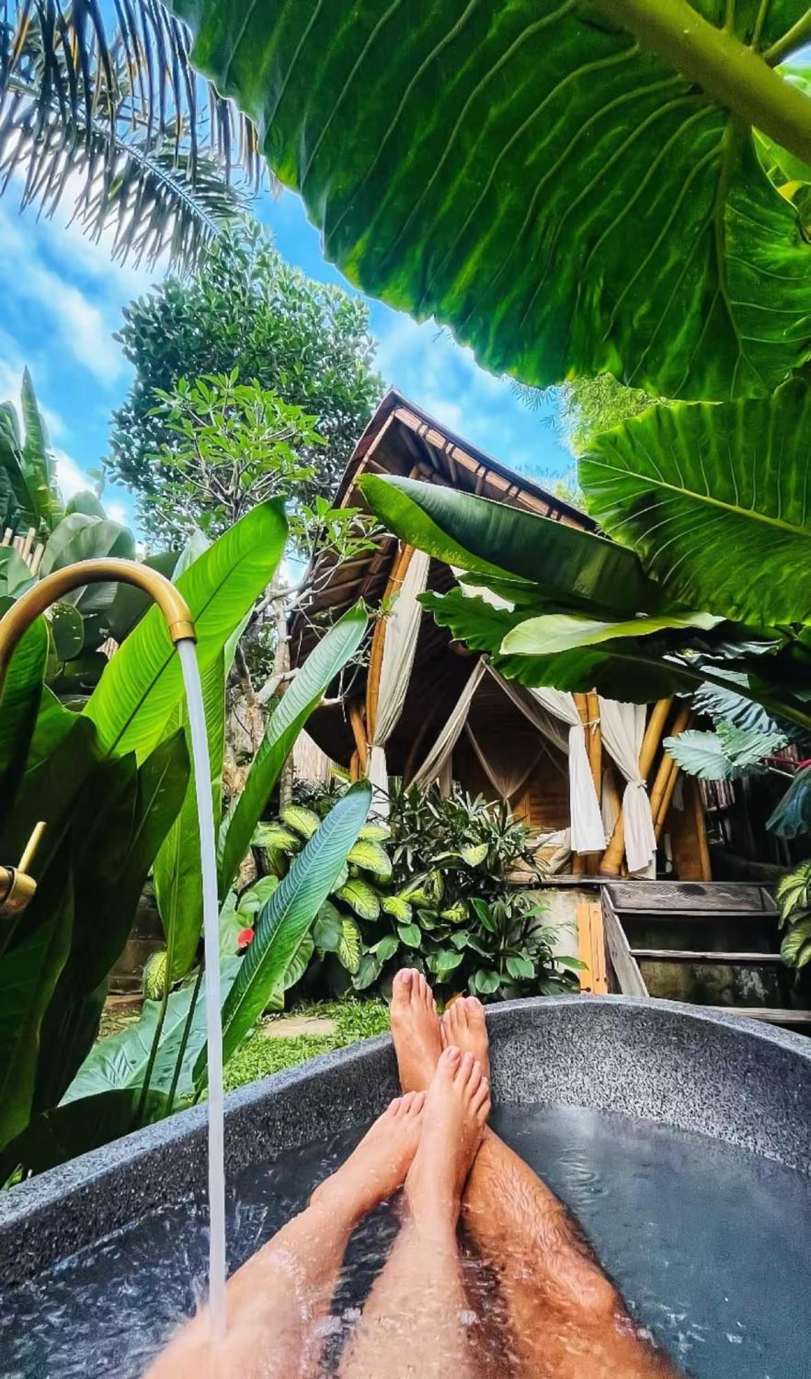 Wahem Eco Bamboo - Magical Bamboo House Ubud Bali Villa Exteriör bild