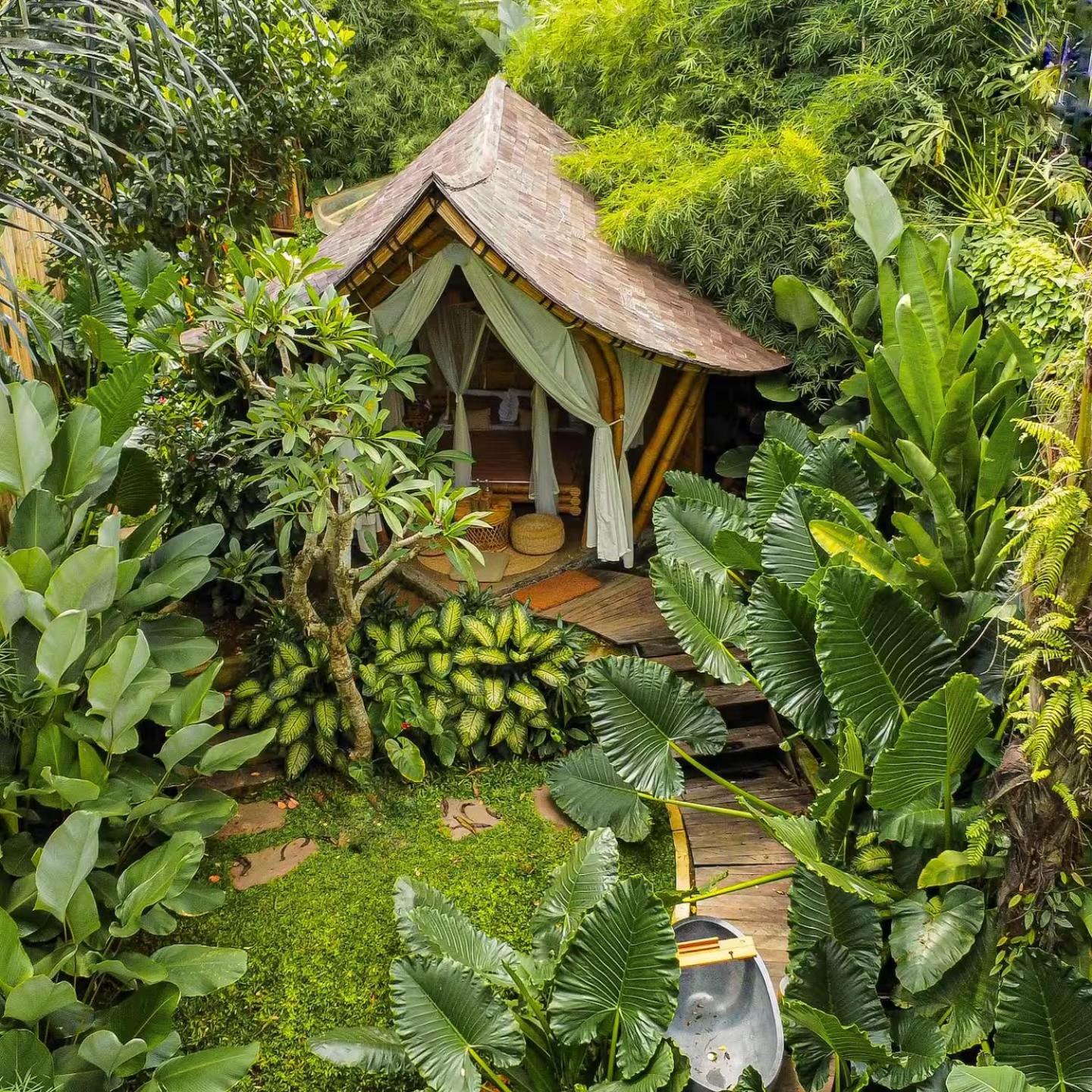Wahem Eco Bamboo - Magical Bamboo House Ubud Bali Villa Exteriör bild